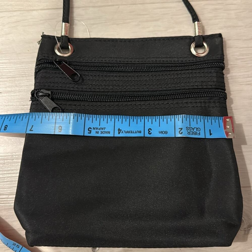 Non branded NWT Combo Shoulder and Crossbody Bag in black. - Picture 11 of 12
